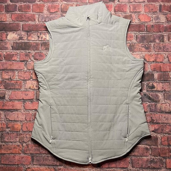 FootJoy Vest Womens Gray Quilted Lightweight Golf Driving Range The Olde Farm - Picture 1 of 7